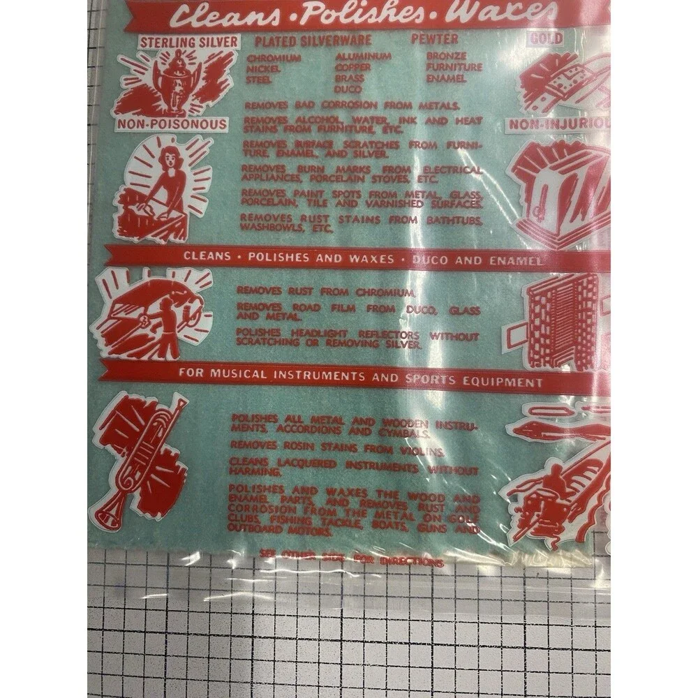 Victory Miracle Magic All Purpose Polishing Cloth Vtg NOS Cleans Polishes Waxes